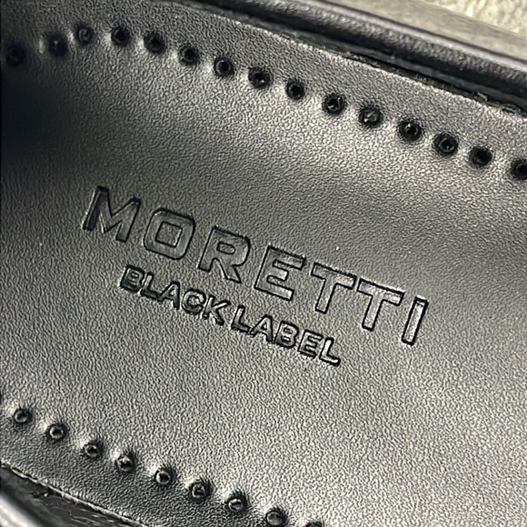 NIB Moretti Black Label Dylan Patent Leather Smoking Loafers Black Tie Wedding - Picture 8 of 12